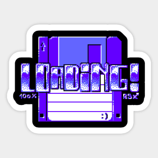 Amiga Loading (High Definition, Color). Sticker